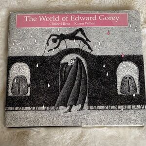The World of Edward Gorey Hardcover Book - Pink & Black Cover